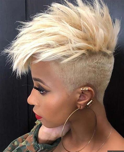 Short Black Hairstyles Spikes