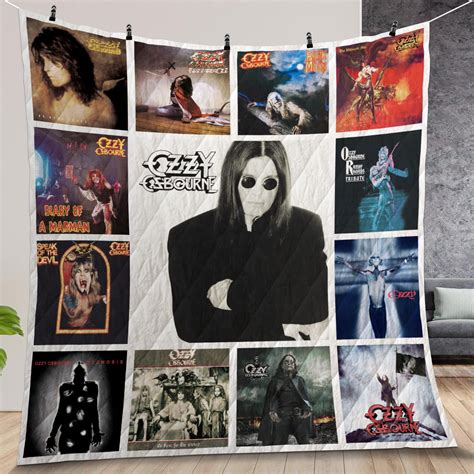 Ozzy Osbourne Album Covers Quilt Gift For Christmas, Birthday, Mother's ...