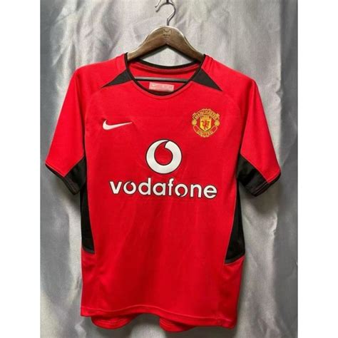 Jual Jersey Kaos Baju Bola Mu Manchester United Home Retro Classic