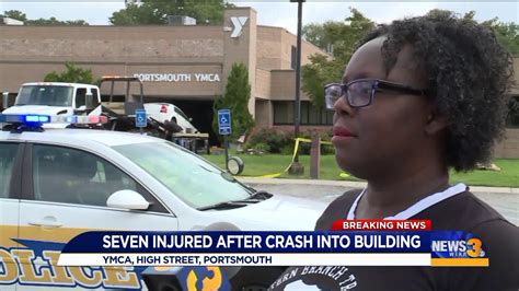 Woman drives into Portsmouth YMCA, injuring 7 people