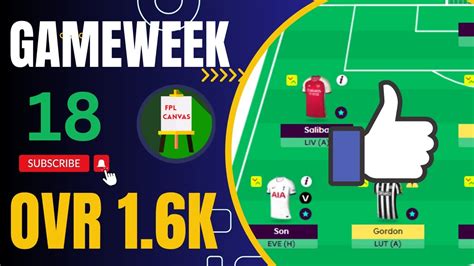 Gameweek 18 Fpl Fpl Gw18 Fpl Gw18 Free Hit Gameweek 18 Gw18