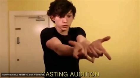 Tom Holland S Old Spider Man Audition Tape Reveals His Screen Test With