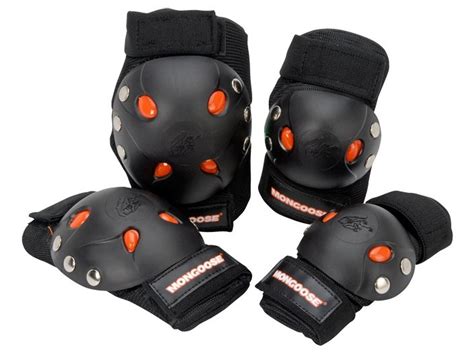 Mongoose Bmx Bike Gel Knee And Elbow Pads