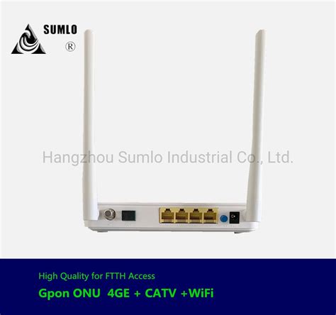 Gpon Onu Ont Ge Para Ftth Catv Hfc Terminal Del Internet De Fibra