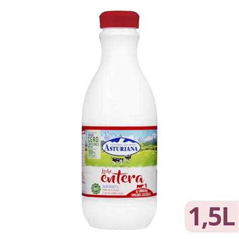 Precio En Mercadona De Leche Entera Asturiana Botella 1 5 L 1 78 2024