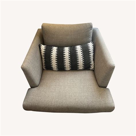 AllModern Gray Armchair - AptDeco