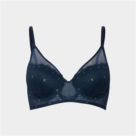 Soutien Gorge Embo Tant Padd Dentelle Bleu Canard Femme La Halle