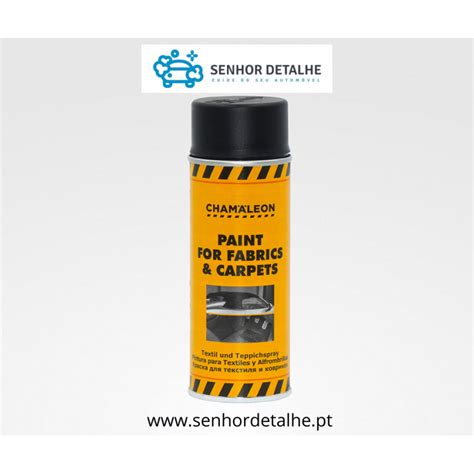 Spray Pintura Tapetes Tecidos Preto 400 Ml