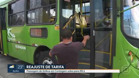 V Deo Passagem De Nibus Fica Mais Cara Em Contagem A Partir Desta