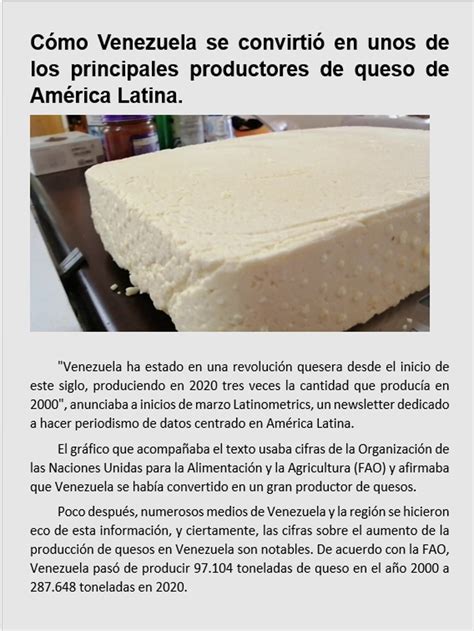 Como Venezuela se convirtió en unos de los principales productores de quesos de América Latina