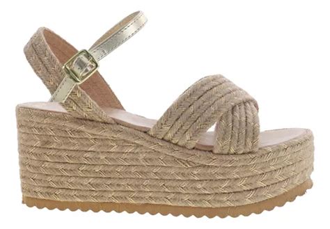 Sandalias Huaraches Plataformas Casuales Yute Mujer Dama Meses Sin