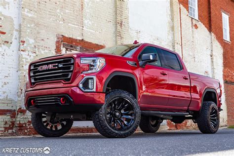 Lifted Red Gmc Trucks