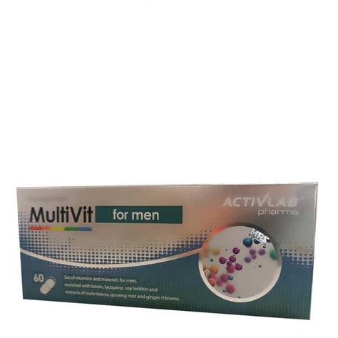 MultiVit For Men 60 Caps Activlab Pharma MegaProteinStore Gr