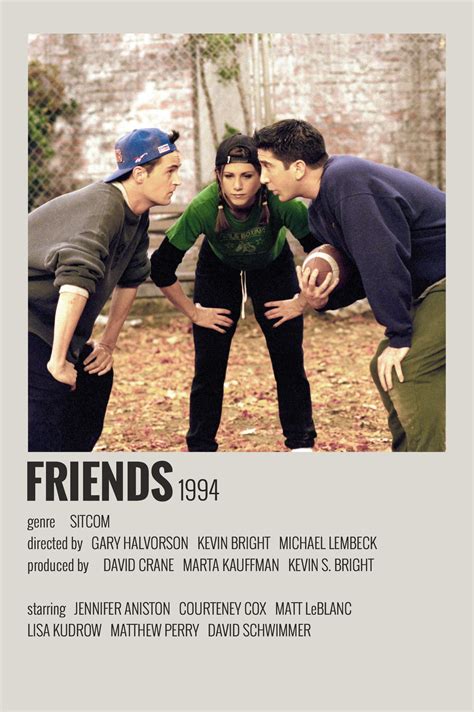 Alternative Minimalist Movieshow Polaroid Poster Friends Film