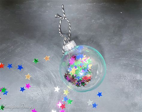 Fun Ways To Fill Clear Christmas Ornaments Semigloss Design