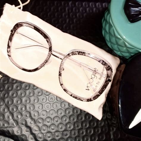 Accessories Voogueme Black And White Lace Glasses Frames Poshmark