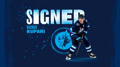 Jets Sign Forward Rasmus Kupari To A Two Year Contract Winnipeg Jets