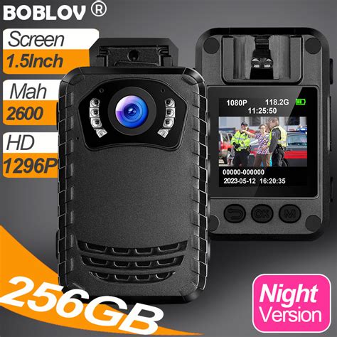 BOBLOV Portable N9 Full HD 1296P Body Mini Mounted Camera With Night