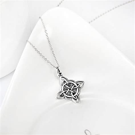 Sterling Silver Celtic Triquetra Trinity Knot Good Luck Pendant