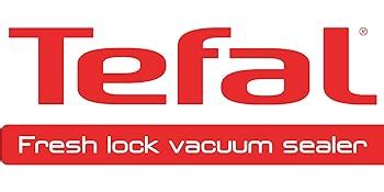 Tefal Fresh Lock VT2550 Vakuumiergerät, Schwarz, 9, 4/15, 8/38, 7 cm ...