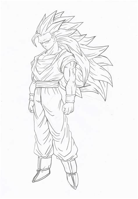 Desenhos Do Goku Para Desenhar Coloring City