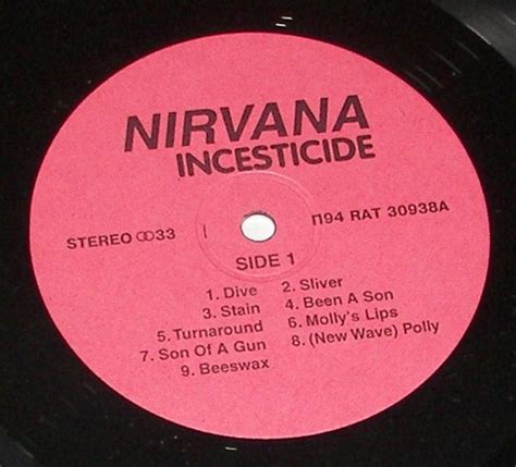 Nirvana Incesticide 1994 Vinyl Discogs