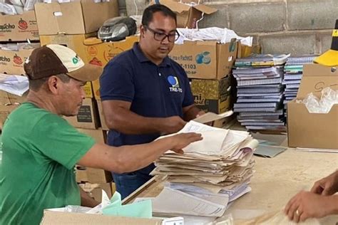 Justi A Eleitoral Do Tocantins Encaminha Mais De Tonelada De Papel