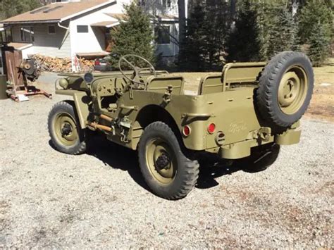 1942 Ford Script Gpw Wwii Jeep Nice Willys Mb For Sale Photos