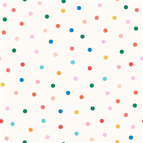 Cute Polka Dot Background Colorful Premium Vector Rawpixel