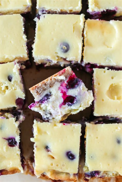 Blueberry Cheesecake Bars