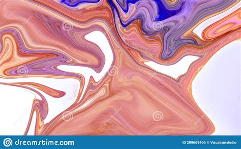 Colorful Swirl Abstract Luxury Spiral Texture And Paint Liquid Acrylic