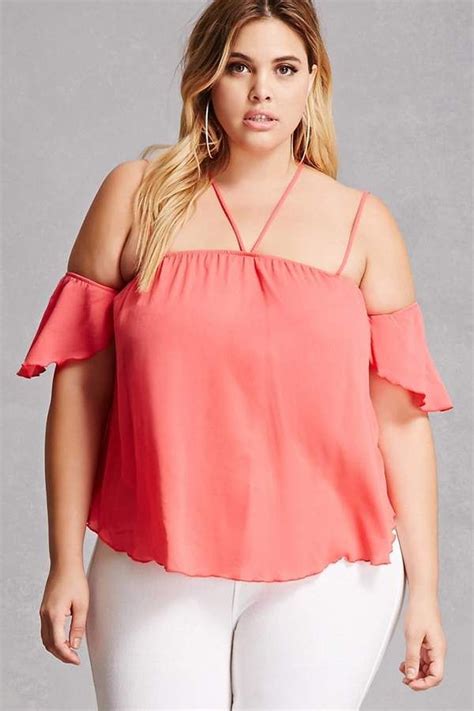 Forever 21 Plus Size Open Shoulder Top Fashion Open Shoulder Tops