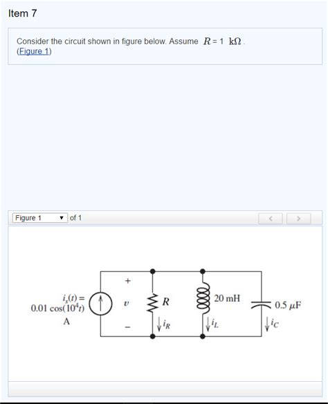 Consider The Circuit Shown In Figure 1