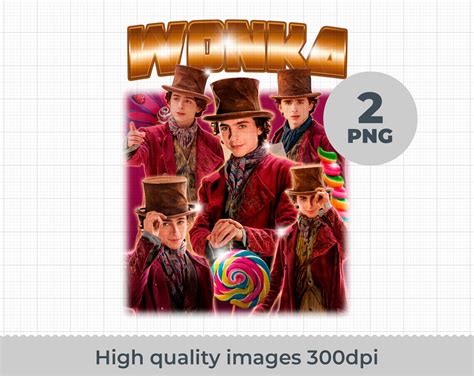 Willy Wonka Timothee Chalamet Vintage PNG, Willy Wonka png, Wonka film ...