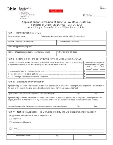 Printable Ohio Tax Forms Web Warning No Published Content Found For