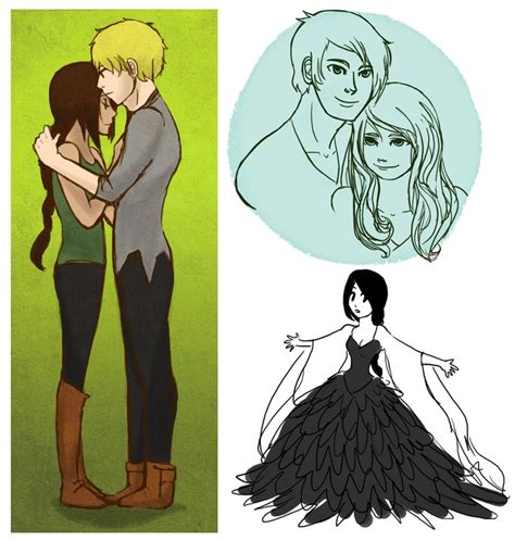 Katniss And Peeta Then Katniss And Finnick Finally Katniss In Her