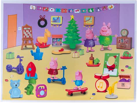 Peppa Pig Advent Calendar 24 Piece Featuring Fun Characters