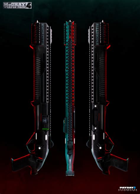 Blackice Art Payday 2 Flatline Exclusive Set For Deimos Shotgun