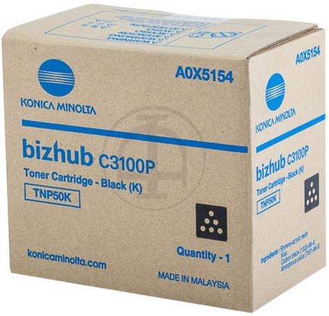 A X Konica Bizhub C Toner Blk Pages