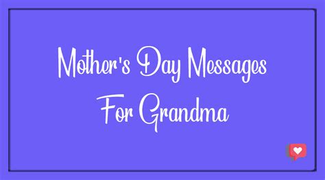 Best 25 Mother S Day Messages For Grandma Bdaywishesmsg