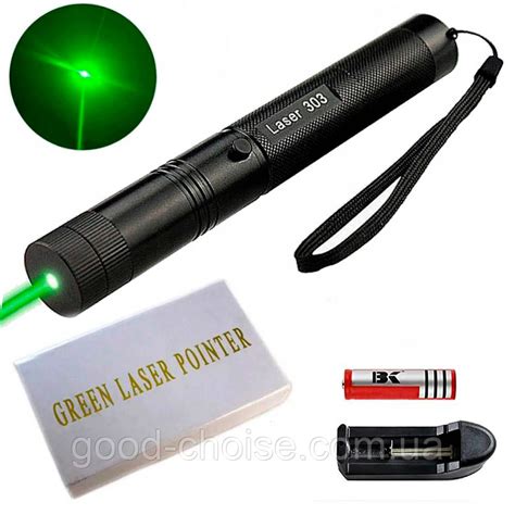 Лазерная Указка на Аккумуляторе до 10000м Green Laser 303 / Диодный ...