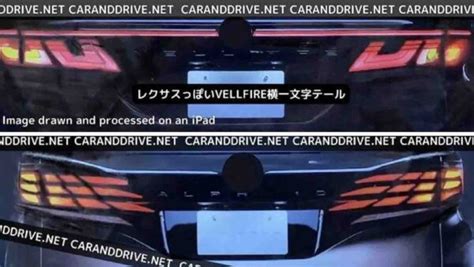 Toyota Vellfire And Alphard Exterior Images Leak