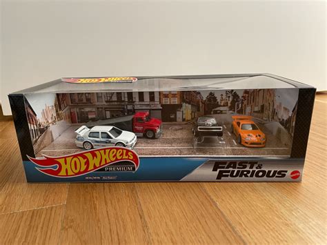 Hot Wheels Premium Fast Furious 1 Diorama Set Neu Und