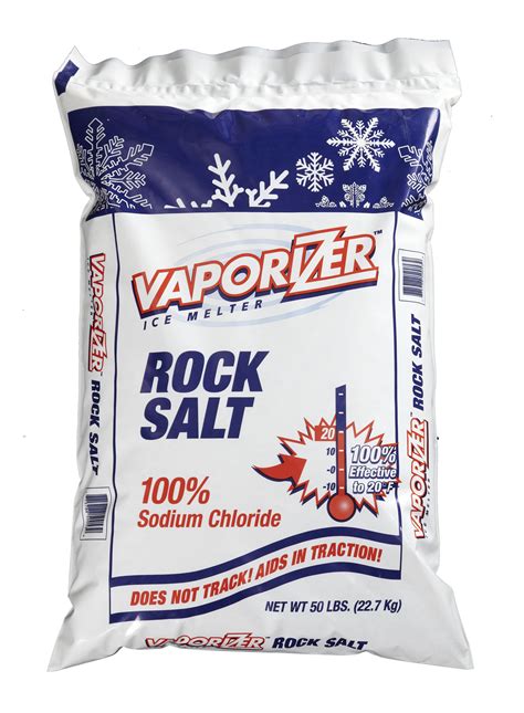 Rock Salt Ice Melt At