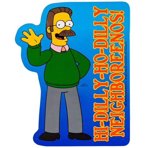 Simpsons - Ned Flanders Decal - Walmart.com