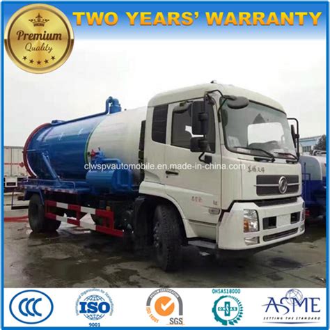 12000 L Sewage Suction 4 2 Vacuum Tank Truck Price Suction Sewage