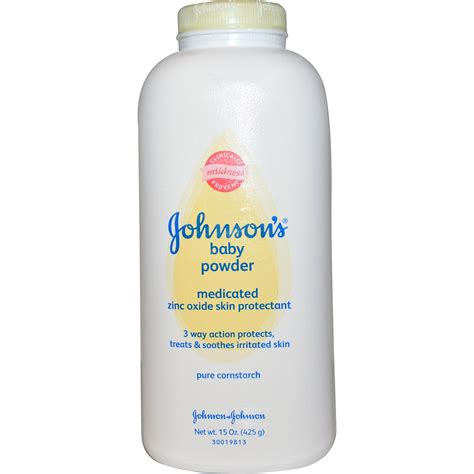 Johnson & Johnson, Baby Powder, Medicated, 15 oz (425 g) - iHerb