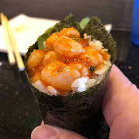 Spicy Scallop Hand Roll