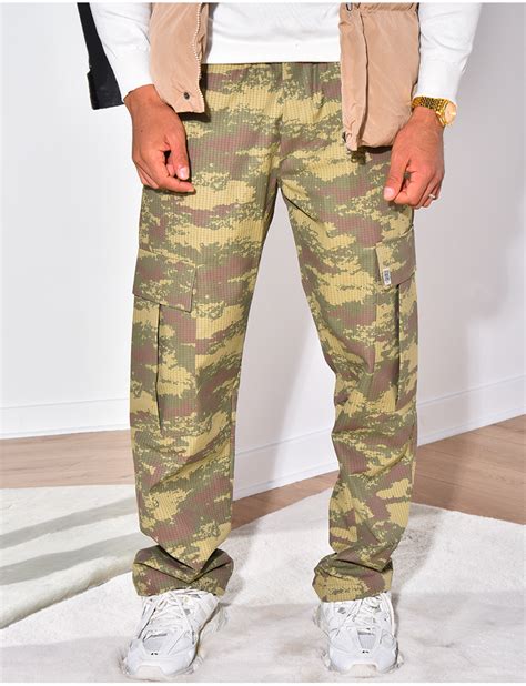 Pantalon Cargo Camouflage