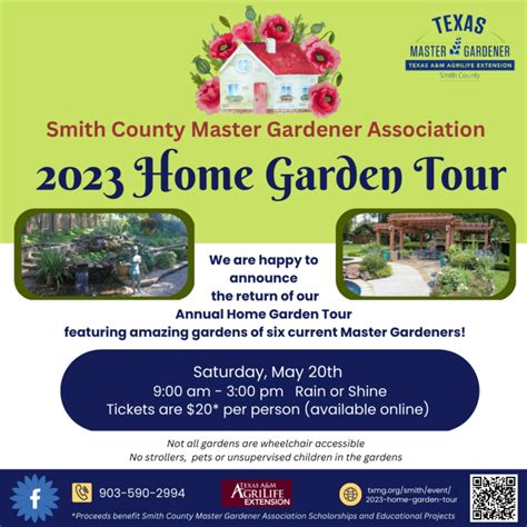 2023 Home Garden Tour Smith County Master Gardeners